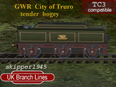 GWR City of Truro tender bogey