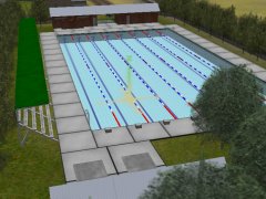 Pool Admin Building