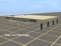 Small Town Bus Depot
