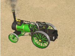 Steam-Tractor red