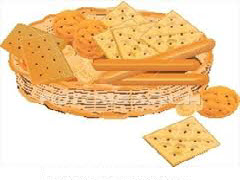 Crackers boxed on Pallet