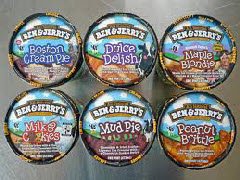 Frozen Ice Cream boxed on Pallet