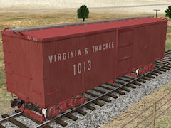 V & T 34' boxcar #1013 (1909+)