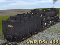 JNR D51499 2-8-2 tender